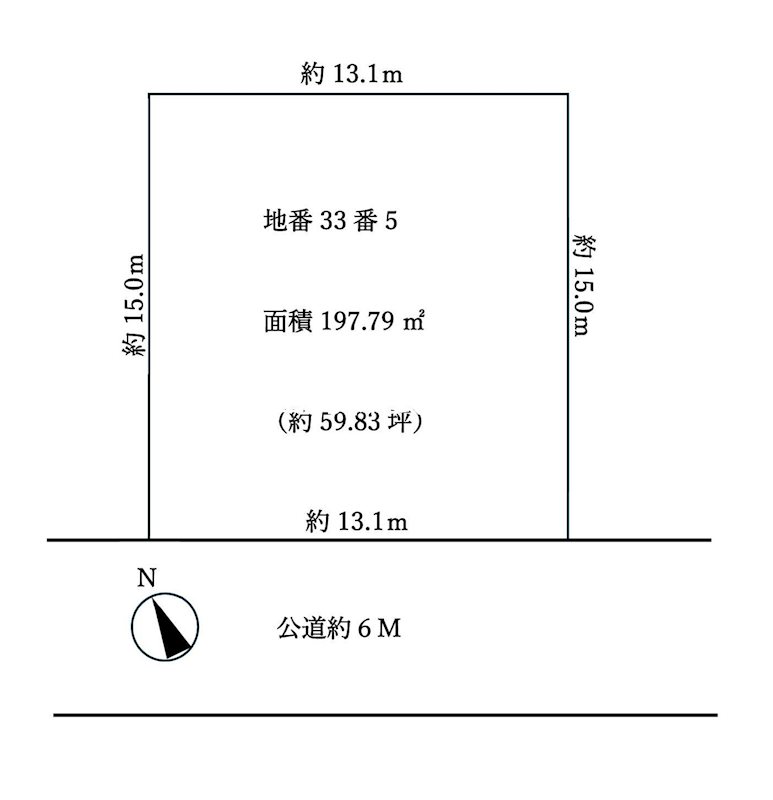 千葉県四街道市千代田３丁目 間取図・土地図