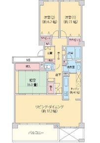 グランフォート・ユーカリが丘壱番館 間取図・土地図