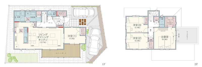 千葉県佐倉市上座 間取図・土地図