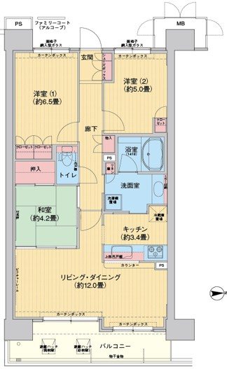 千葉県佐倉市宮ノ台６丁目 間取図・土地図