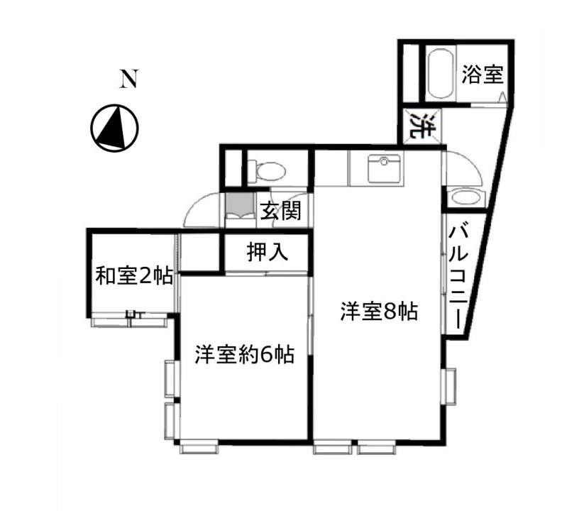 クリオ東松山壱番館 間取図・土地図