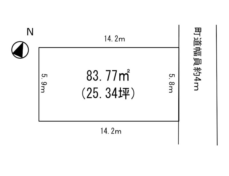 平澤売地 間取図・土地図