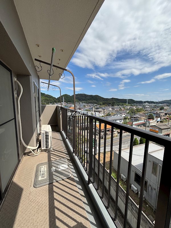 埼玉県比企郡小川町大塚 現地写真（バルコニー）