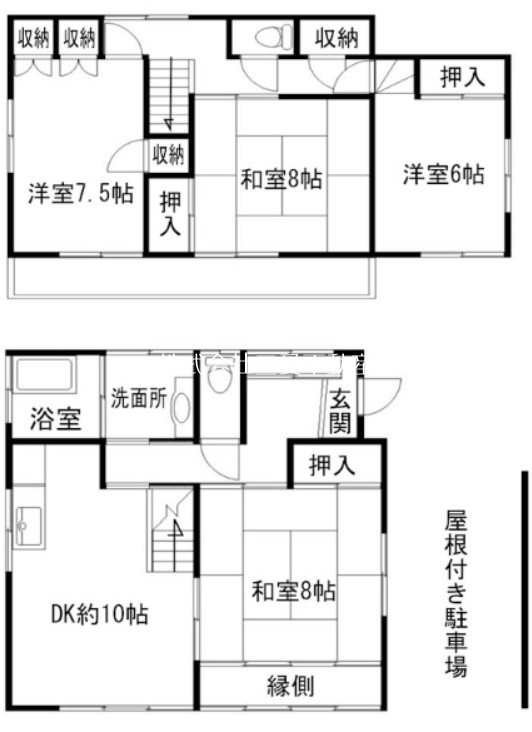 埼玉県東松山市松本町１丁目 間取図・土地図