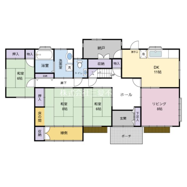 埼玉県比企郡小川町みどりが丘１丁目 間取図・土地図