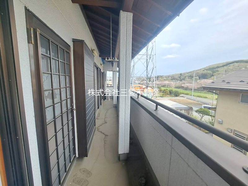 埼玉県比企郡小川町小川323-6 現地写真（バルコニー）