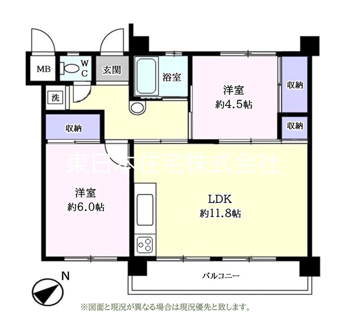 汐見台第７住宅 3903棟 間取図・土地図
