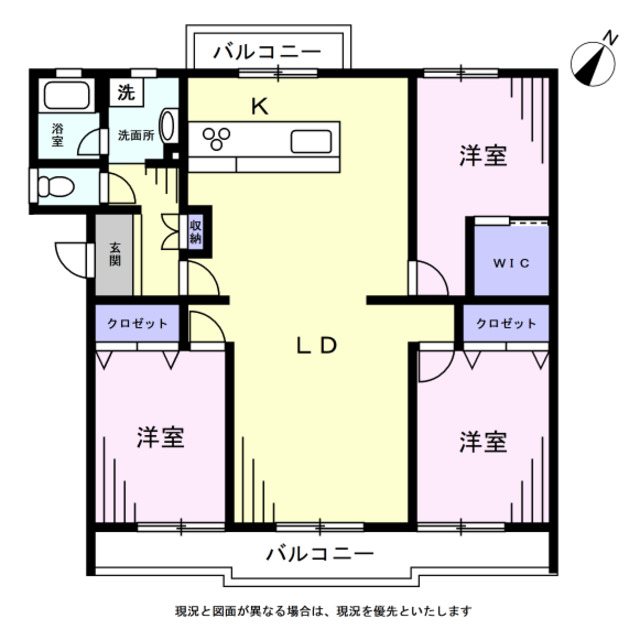 コーポ駒寄 間取図・土地図