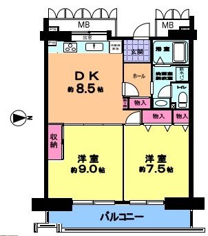 光が丘パークタウン春の風公園街（14階建） 間取図・土地図