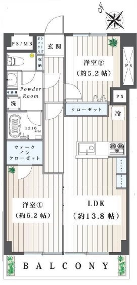 ライオンズマンション本郷台 間取図・土地図