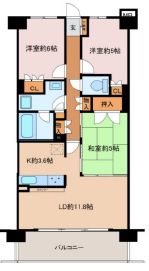 ライオンズクオーレ幕張マークスフォート 間取図・土地図
