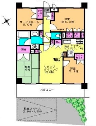 マイキャッスル高尾グリーンステージ 間取図・土地図