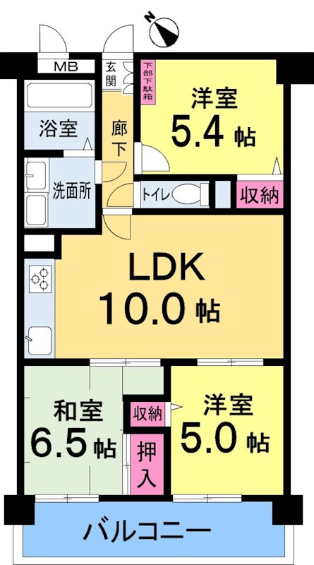 メヌエット京葉 間取図・土地図