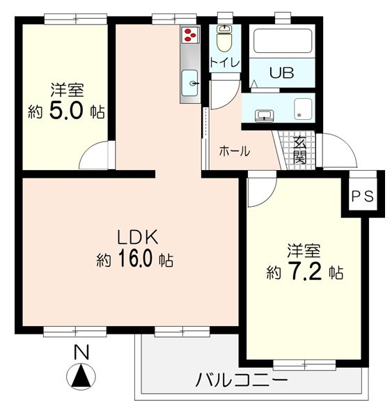 南長津田団地   間取図・土地図