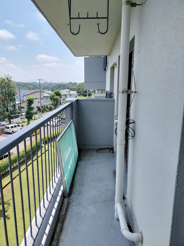 麻生台団地  現地写真（バルコニー）