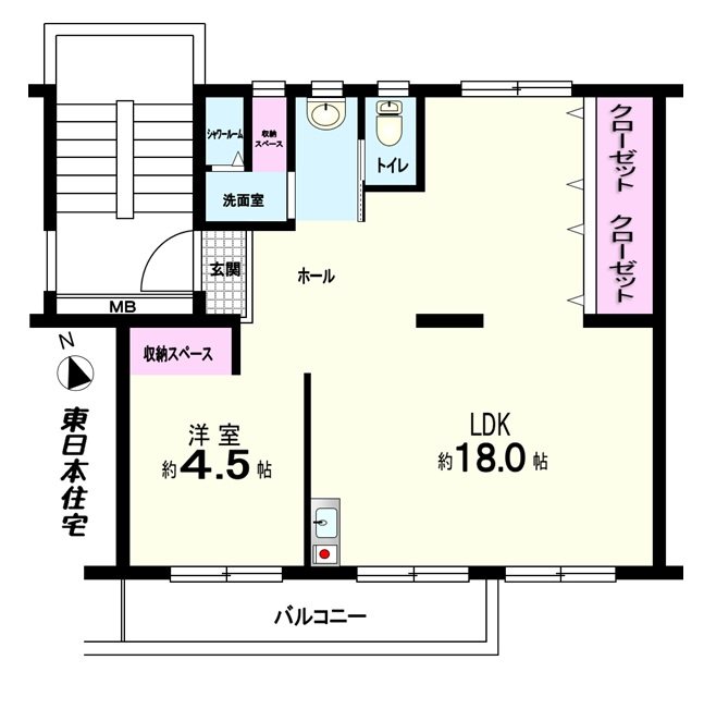すすき野団地6街区3号棟 間取図・土地図