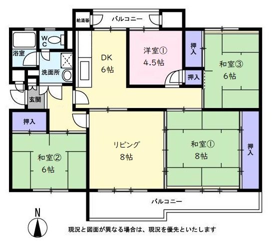鳶尾団地24街区 間取図・土地図