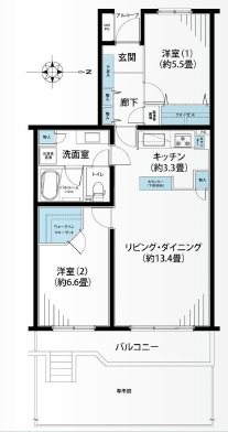 グリーンハイツ井土ヶ谷 間取図・土地図