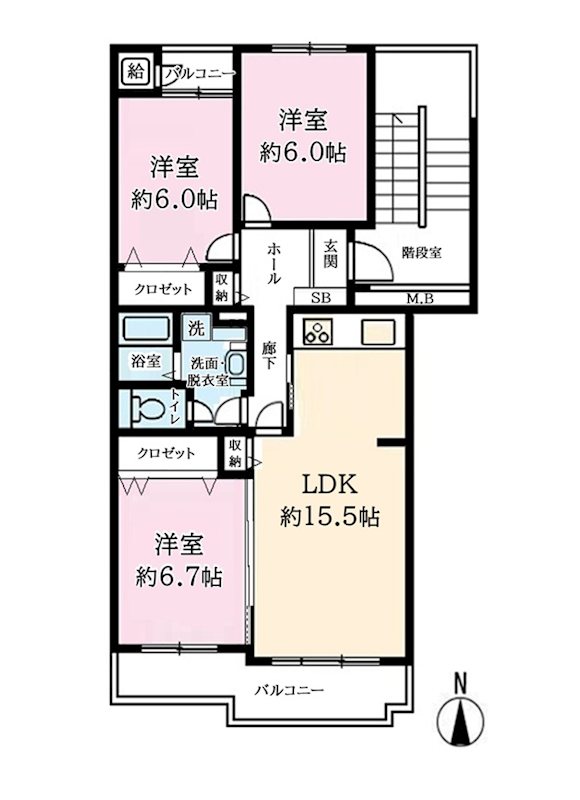 なぎさ団地 間取図・土地図