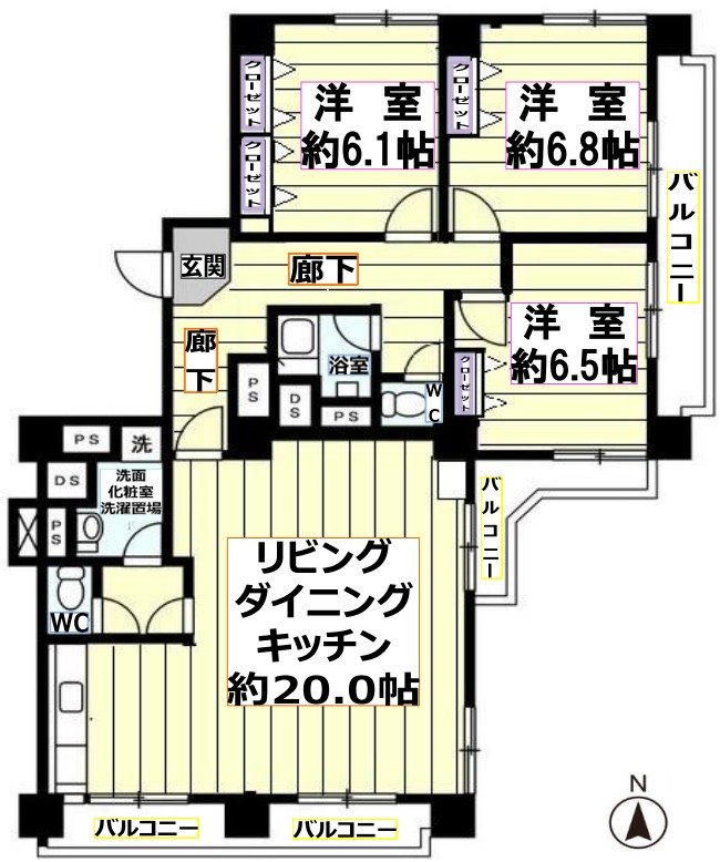 みさと団地（9街区） 間取図・土地図