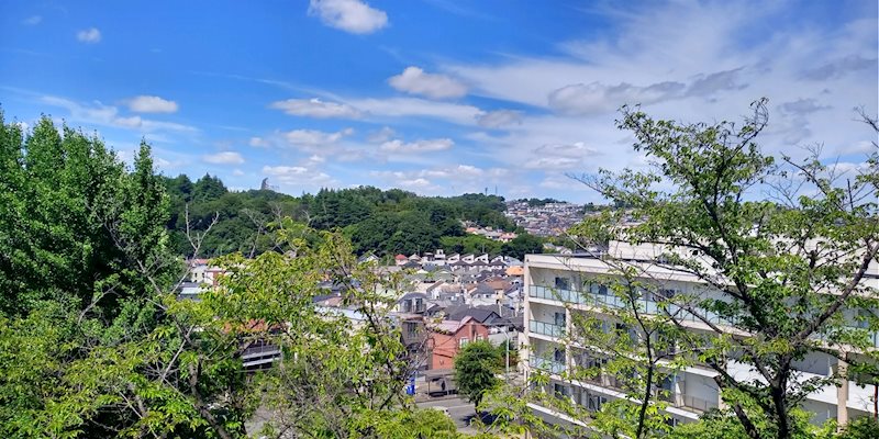 平尾住宅 眺望写真