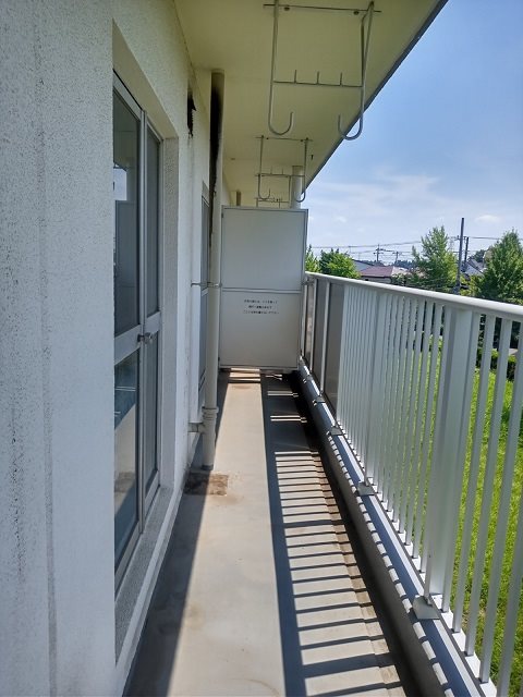 狭山台団地2街区 現地写真（バルコニー）