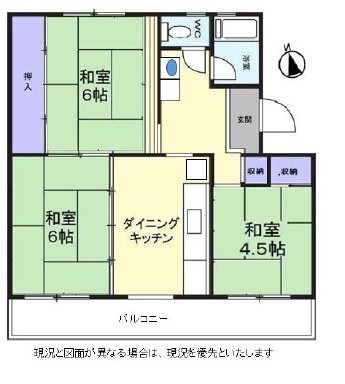 西小中台団地 間取図・土地図