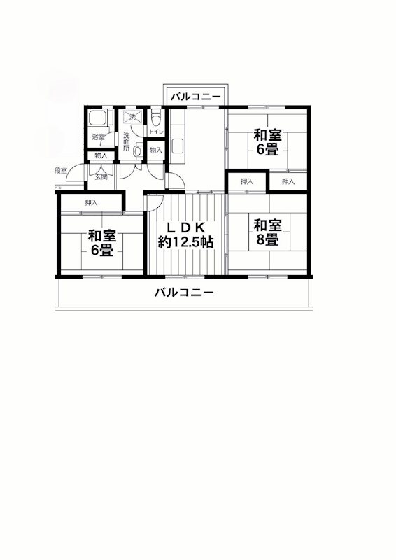 豊ヶ丘団地  間取図・土地図
