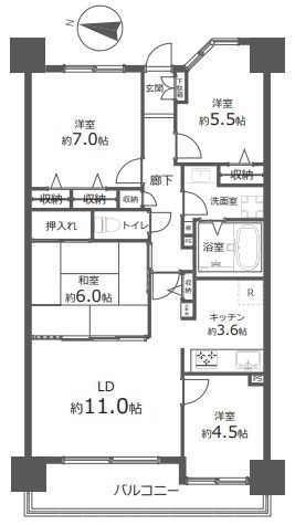 グランレガーロ 間取図・土地図