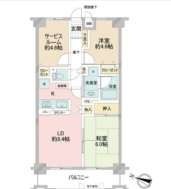グランマーレ本厚木 間取図・土地図