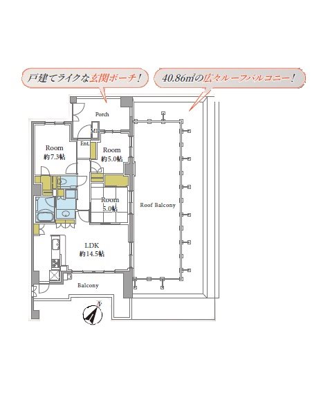 Ｔｈｅ　ＮＯＢＵＴＯ　ＨＩＬＬＳ　ＦＯＲＥＳＴ　ＣＯＵＲＴ 間取図・土地図