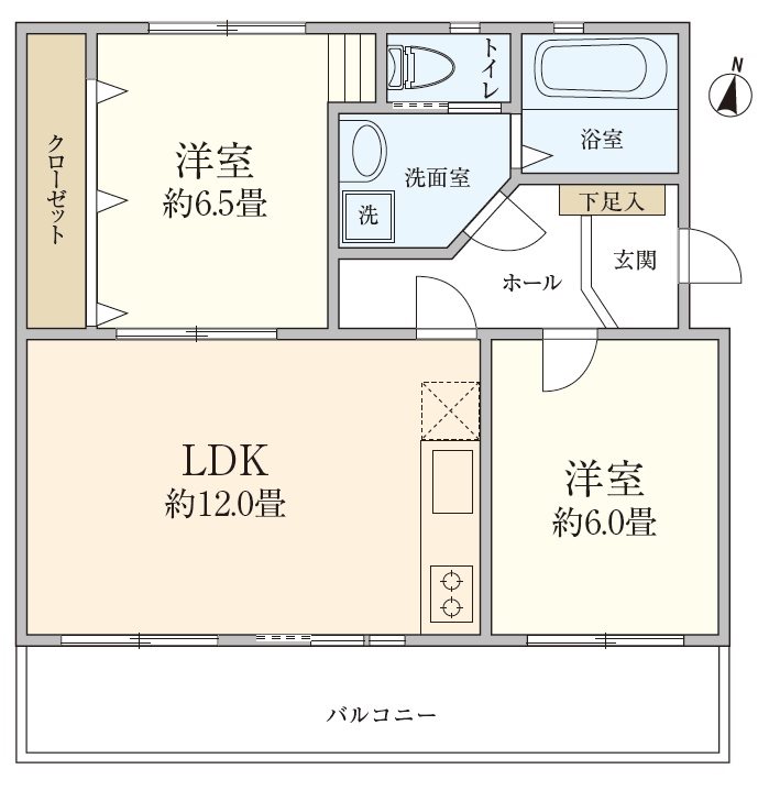 高津団地5街区（高津） 間取図・土地図