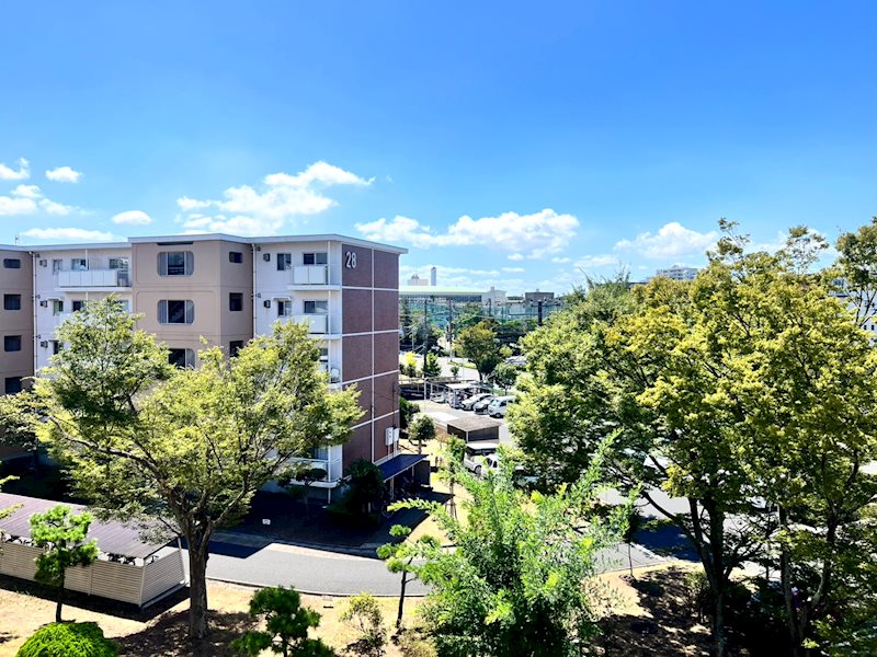 稲毛高浜北住宅 眺望写真
