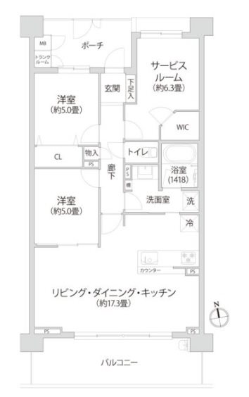 クレッセント上大岡ヴューズテラス 間取図・土地図