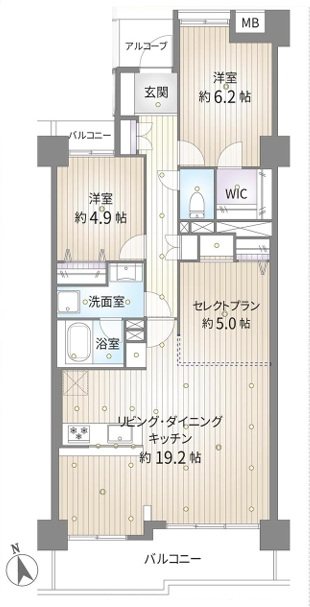 レールシティ津田沼 間取図・土地図