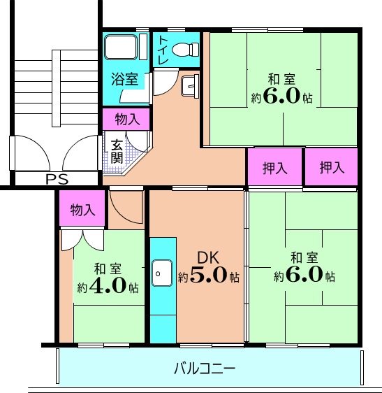 狭山台団地2街区 間取図・土地図