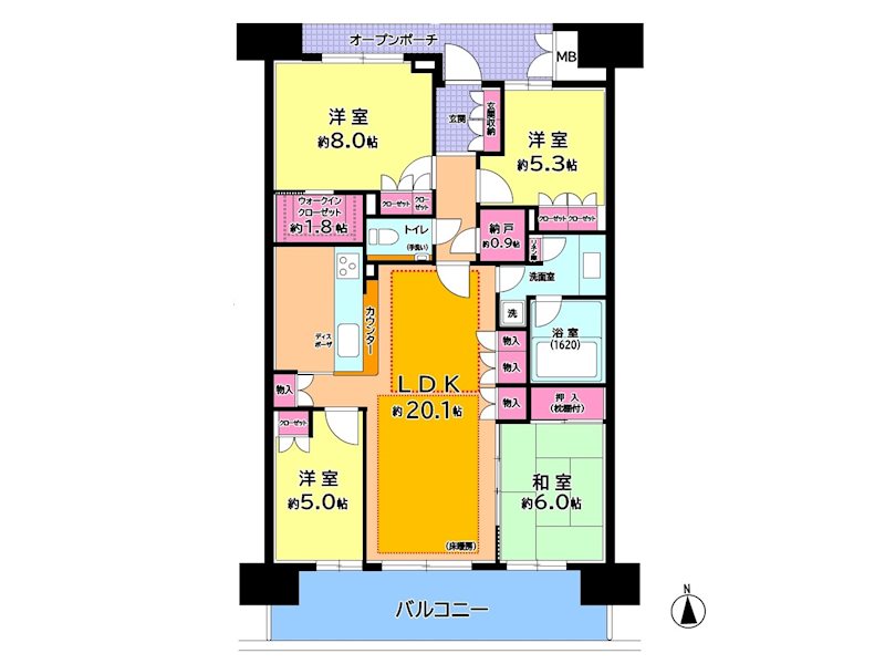 サングランデ印西牧の原ドアシティ 間取図・土地図