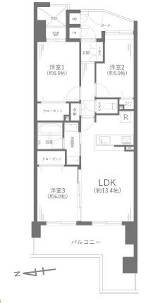 ダイアパレスワンダースケープ 間取図・土地図