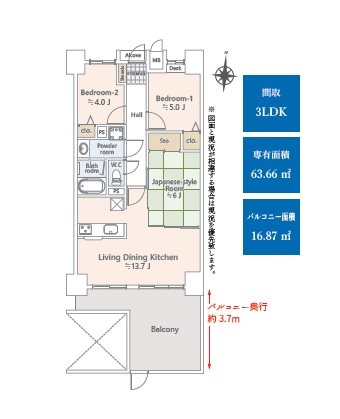 ライオンズガーデン稲毛園生町 間取図・土地図
