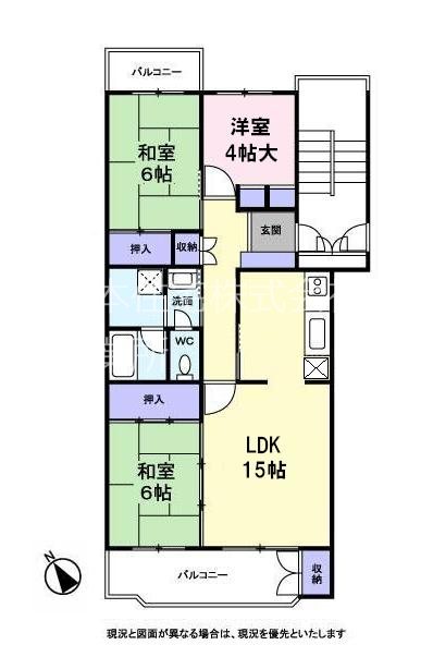 あやせグリーンハイツ 間取図・土地図