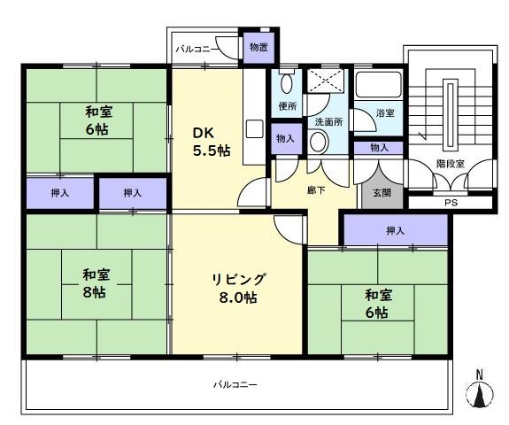 鳶尾団地24街区 間取図・土地図