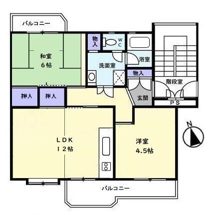 秦野くずは台団地 間取図・土地図