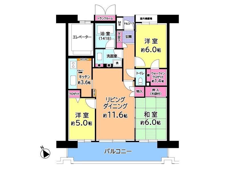 ウェルガーデン 間取図・土地図