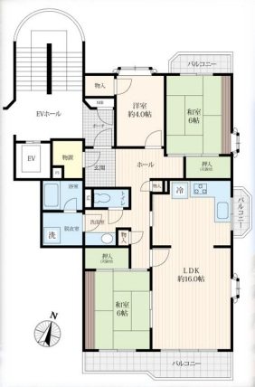 グリーンヒル貝取１－３４ 間取図・土地図