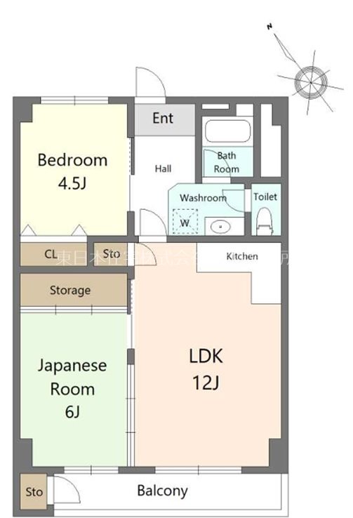 ぐみさわ東ハイツ 間取図・土地図