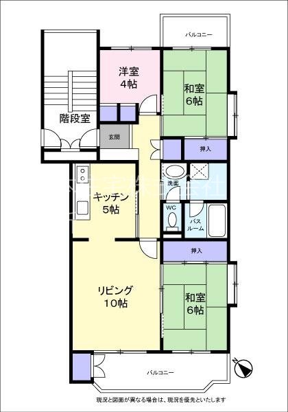 あやせグリーンハイツ 間取図・土地図