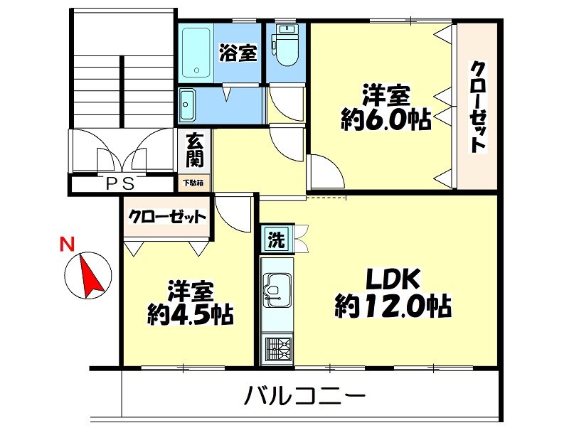 芝中団地 間取図・土地図