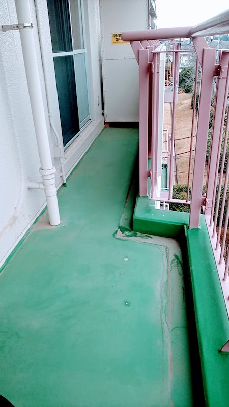 東坂戸団地 現地写真（バルコニー）