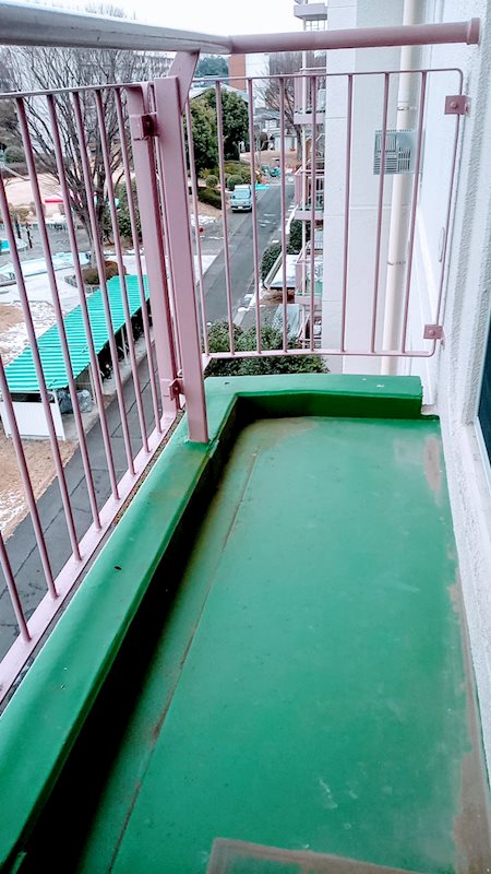 東坂戸団地 現地写真（バルコニー）