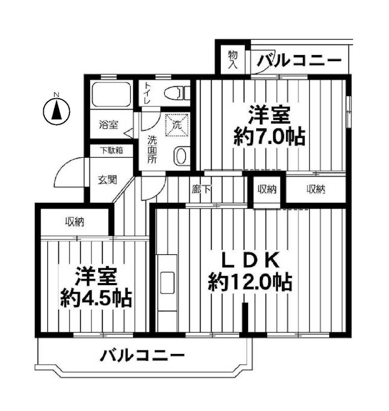 豊ヶ丘団地３  間取図・土地図